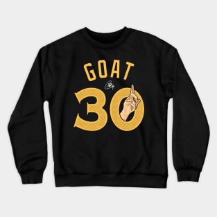 GOAT 30 Greatest Of All Time Fan Tribute Gift Support Crewneck Sweatshirt